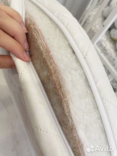 Матрас в кроватку детскую круглую