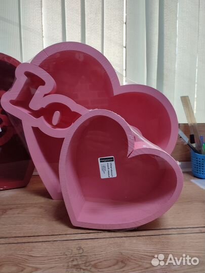 Коробки сердце / love is декоративный короб