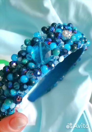 Ободок для волос ручной работы