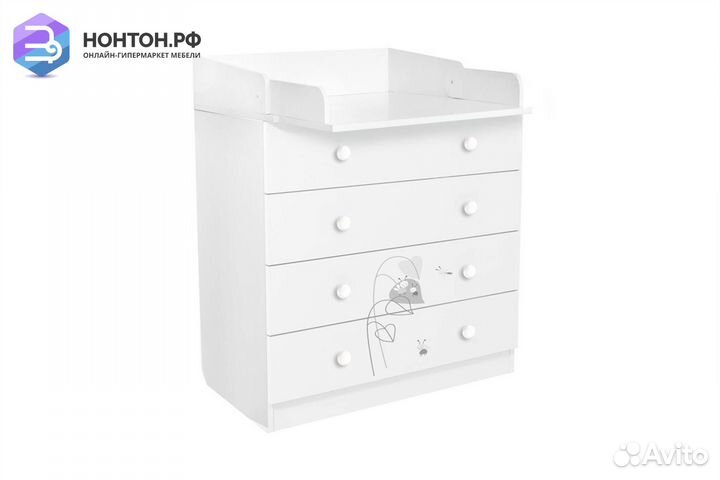 Комод French 1580 amis белый