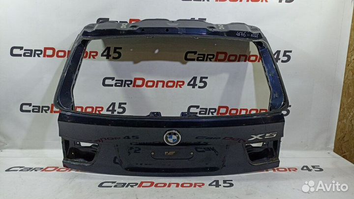 Дверь багажника верхняя часть б/у для BMW X5 (4162