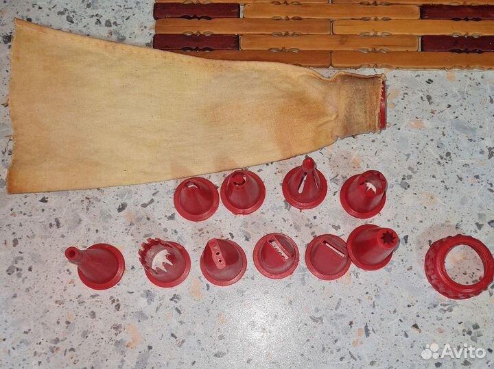 Кондитерский мешок с насадками