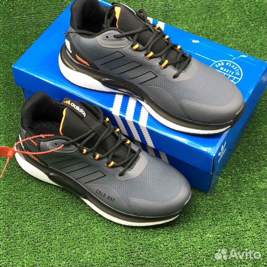 Кроссовки Adidas Серого Цвета, Размеры 41-45, в Ко