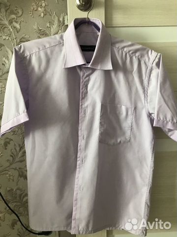 Рубашка на мальчика рост 156-162 (13-14 лет)