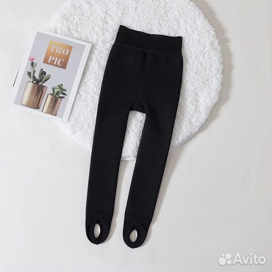 Лосины для девочки теплые