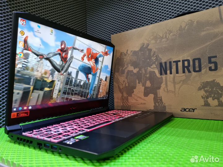Ноутбук Acer Nitro Ryzen5 5600h/8Gb/RTX 3060 6Gb