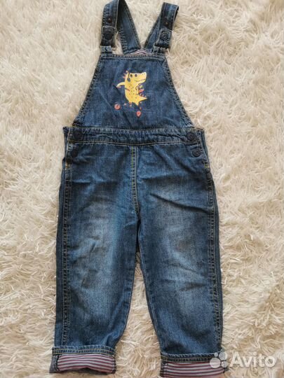 Джинсовый комбинезон детский 86