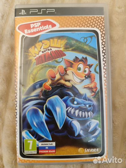 Игры для PSP Крэш битва титанов