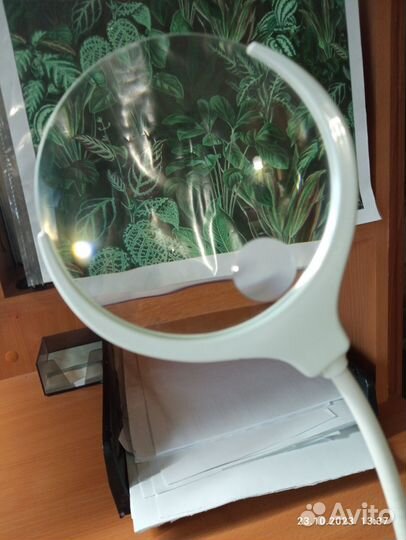 Лупа на зажиме