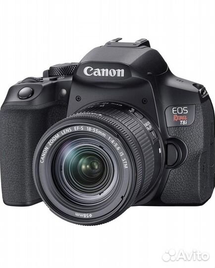 Canon EOS Rebel T8i EF-S 18-55 IS STM Kit Black