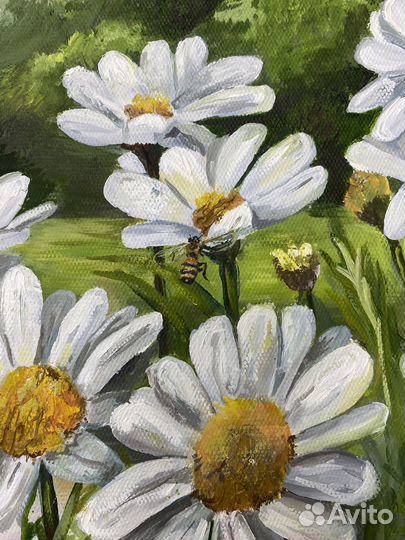 Картина маслом. Летний пейзаж