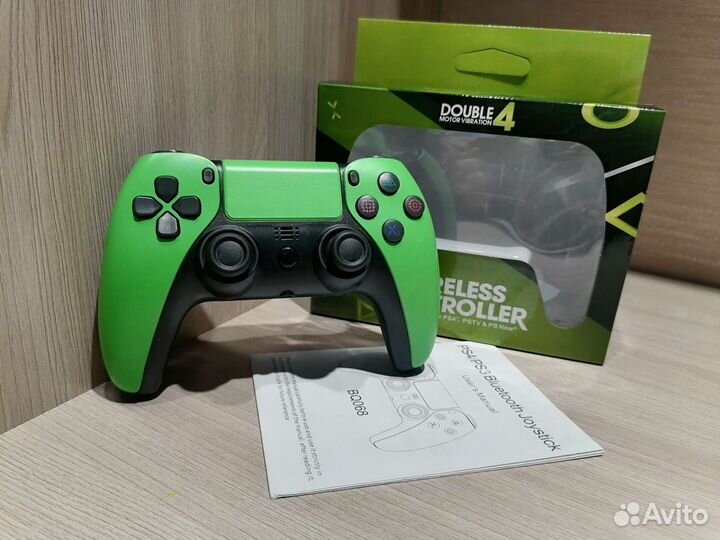 Джойстик на PS4,PS3 в корпусе PS5(зелёный)