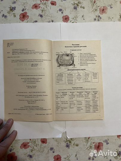 Биология в таблицах, схемах