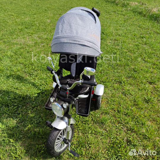 Велосипед-коляска Luxmom 5199 серый