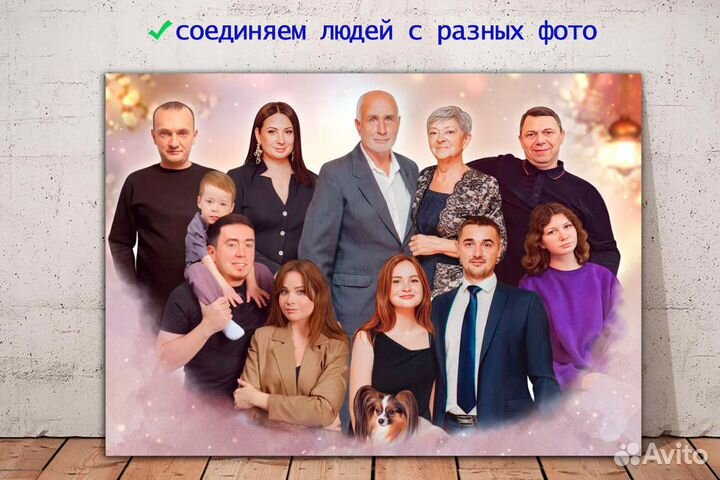 Портрет на заказ/картина маслом/печать на холсте