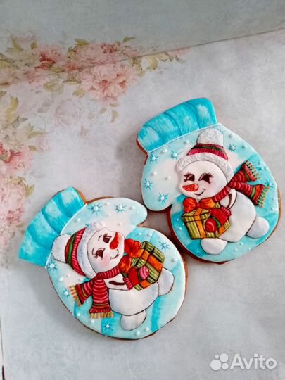 Имбирные пряники новогодние