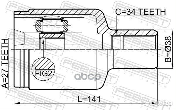 Шрус mercedes benz E-class 212 4 matic/S-class