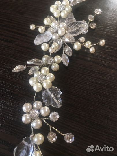 Свадебная веточка для волос