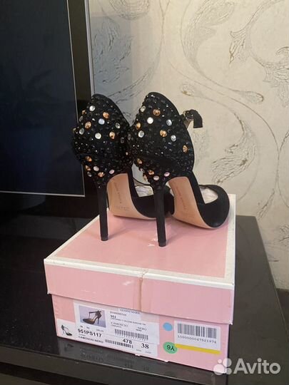 Туфли женские, черные, р. 38, Италия, Новые