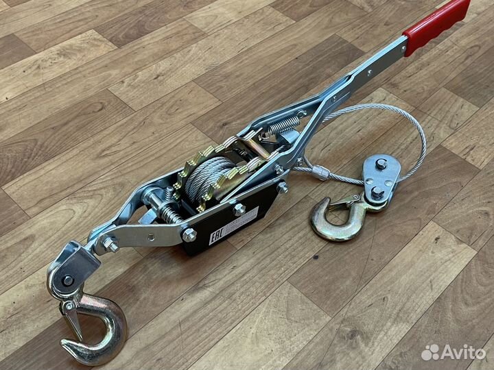 Лебедка рычажная гаражная 2т 2.4м