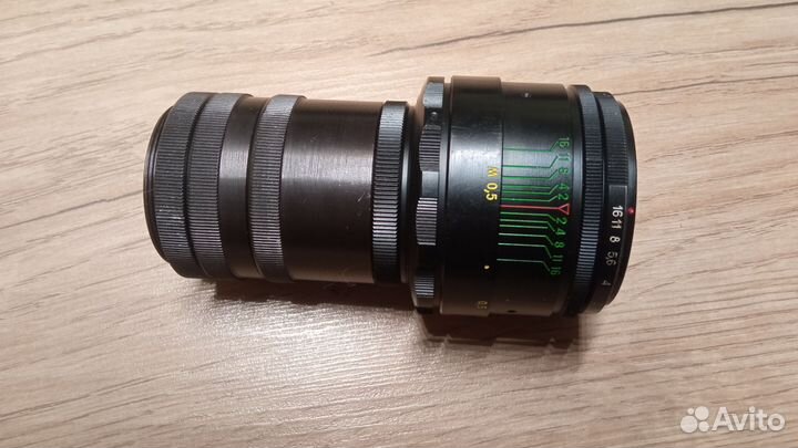 Объектив helios 44-2 + макро кольца м42