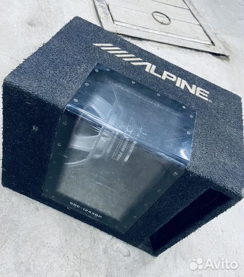 Сабвуфер alpine SBE-1243BP