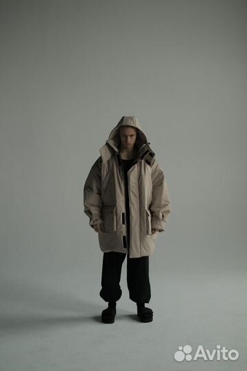 Оверсайз парка-пуховик ALL