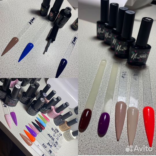 Гель лаки для маникюра пакетом