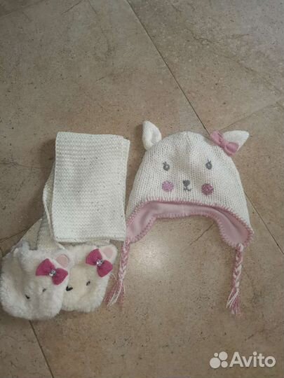 Комплект шапка, шарф