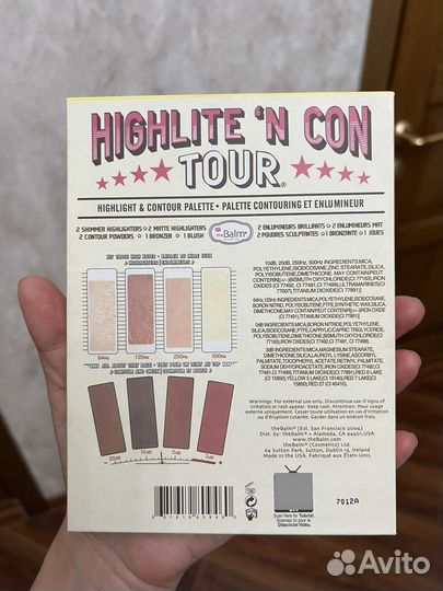 Палитра теней the Balm