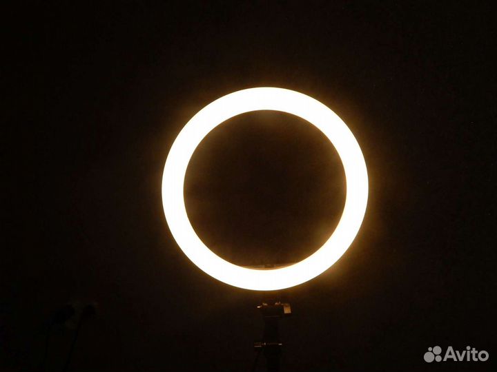 Кольцевая LED и RGB лампа диаметр 26 см с раздвижн