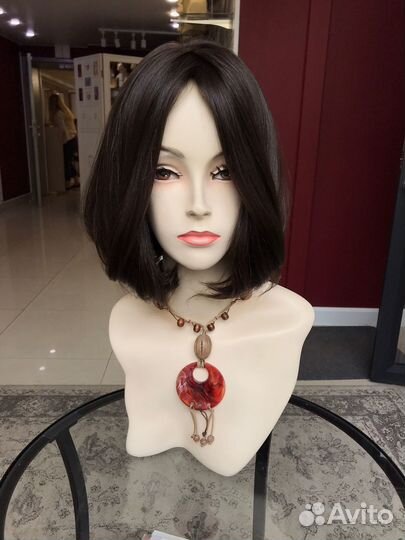 Парик на шёлке из натуральных волос