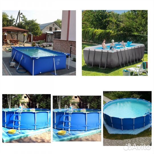 Каркасный бассейн рассрочка