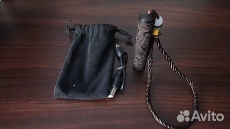 USB-зажигалка винтажная деревянная