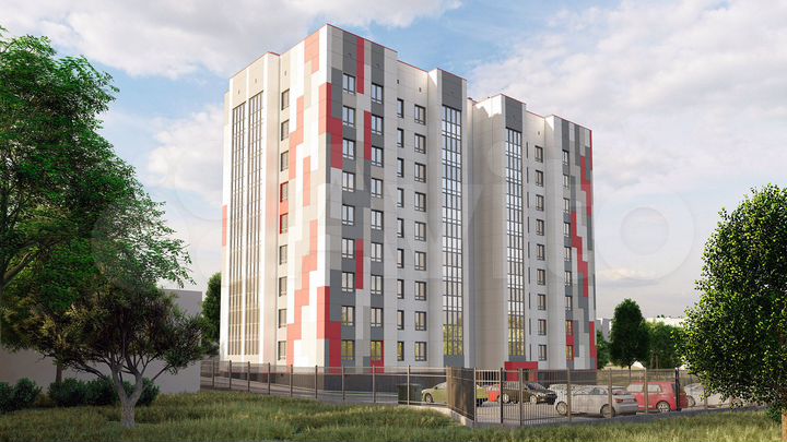 2-к. квартира, 63,6 м², 1/9 эт.