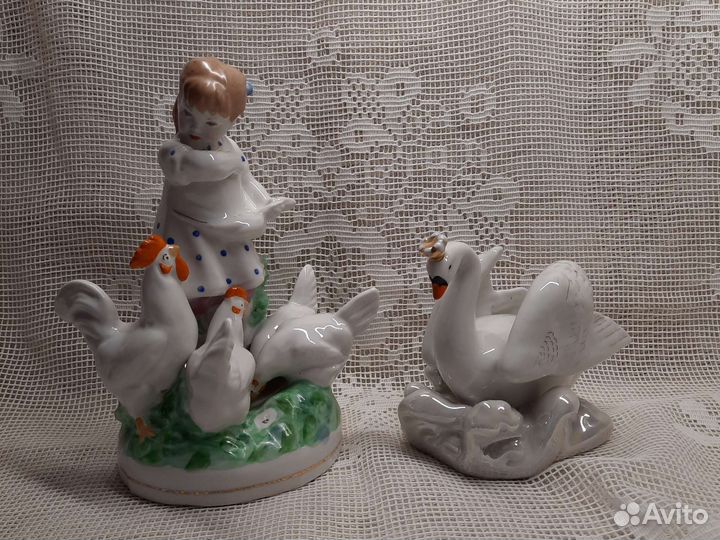 Фарфоровые статуэтки ссср-Дулево,Артель Керамик