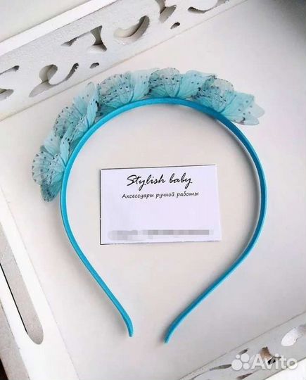 Ободок для волос ручной работы 