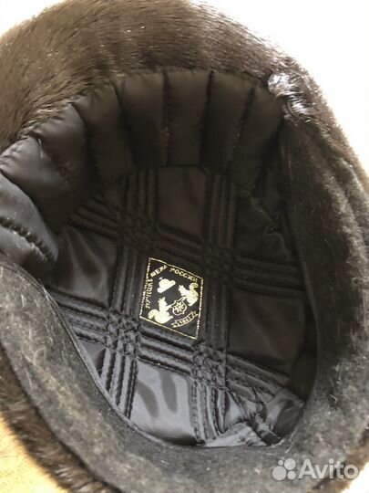 Норковая шапка мужская