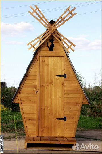 Уличный туалет с установкой ART128