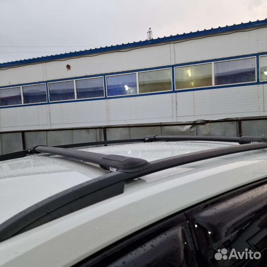 Багажник на рейлинги Lux Hunter черный