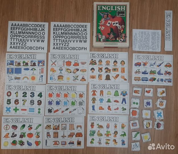 Редкая настольная игра СССР ил 90е английский язык