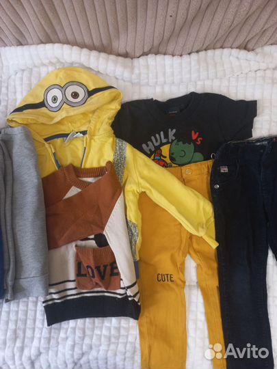 Вещи пакетом на мальчика 98- 104
