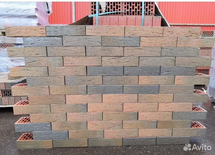 Кирпич облицовочный. Лицевой кирпич утолщенный