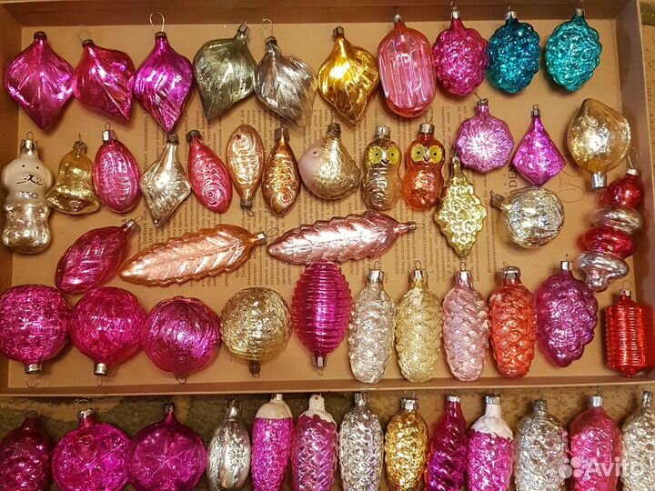 Елочные игрушки СССР льдинки