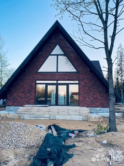 Облицовочный кирпич красный Гранат