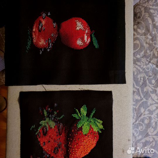 Готовая вышивка крестом бисером