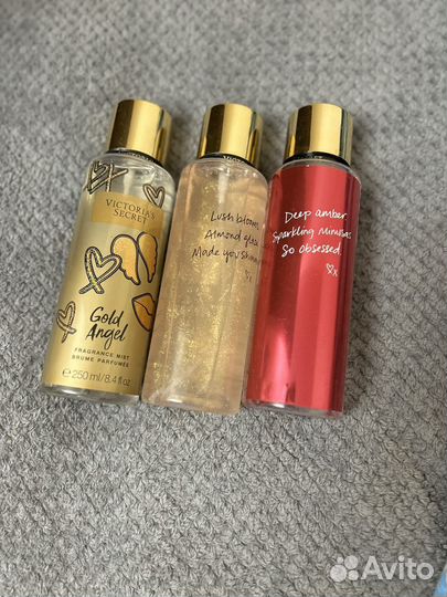 Туалетная вода и шиммер victoria secret