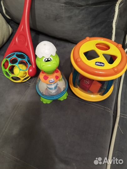 Игрушки fisher price, chicco, mega bloks