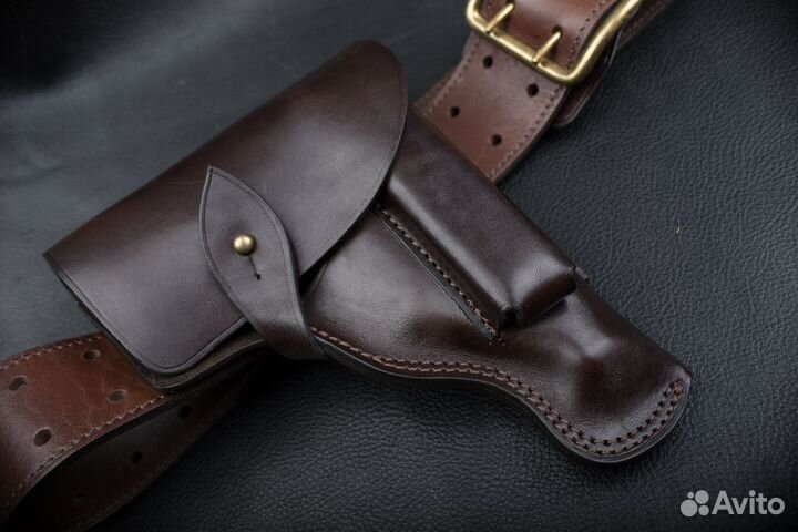 Авторская кожаная кобура для пм