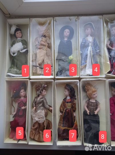 Куклы Коллекционные Дамы эпох